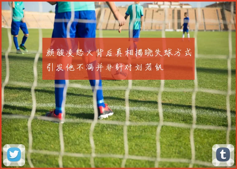 颜骏凌怒火背后真相揭晓失球方式引发他不满并非针对刘若钒